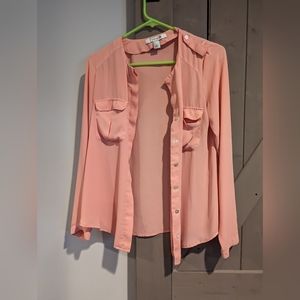 Forever 21 Pink Button Up